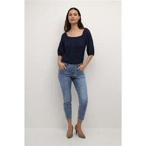 NWT CREAM Lone Washed 7/8 Jeans - Coco Fit